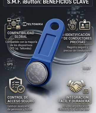Llave iButton para Identificación de Conductores y Control de Acceso
