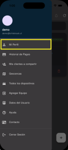 Remueve cuenta