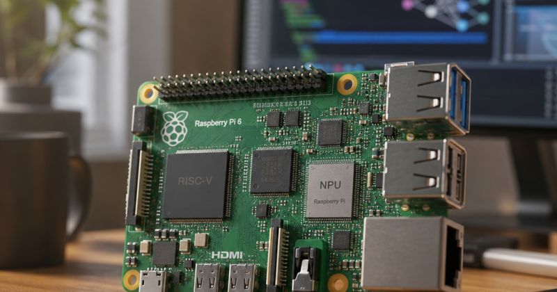 Lanzamiento oficial de la Raspberry Pi 6: Arquitectura RISC-V y Co-procesador Neural Integrado revolucionan el Edge Computing